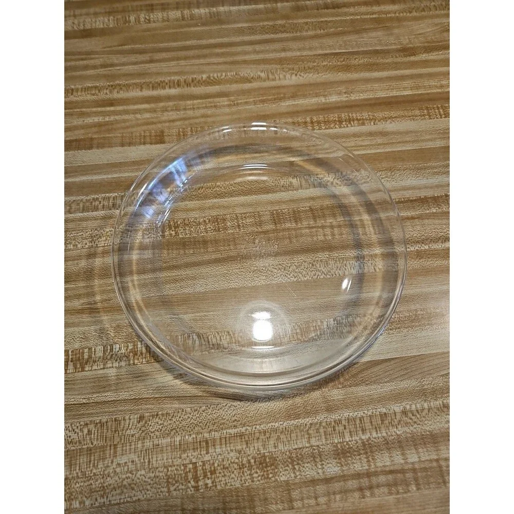 VINTAGE PYREX #209 CLEAR GLASS PIE PLATE CASSEROLE DISH FLAT RIM 9